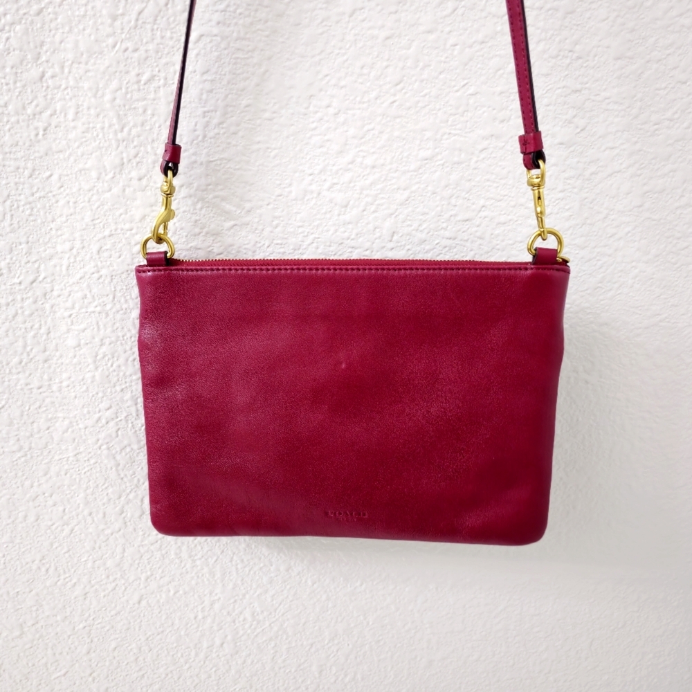 COACH Dark Red Crossbody Bag - Picture 5 of 11